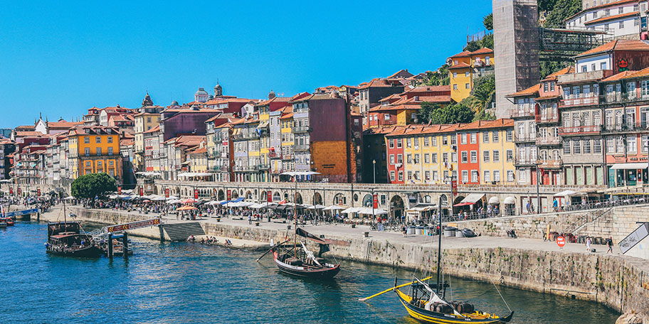 Foto da Ribeira no Porto