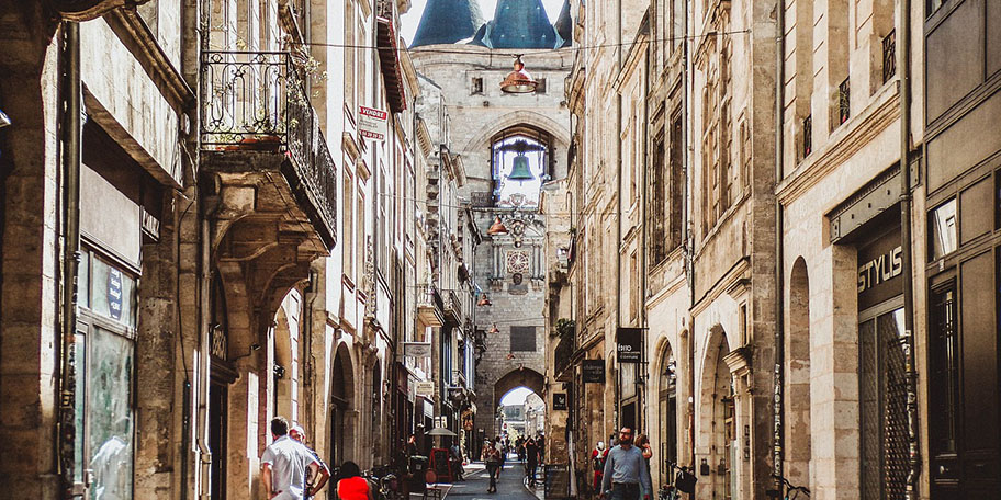 Foto straten van Bordeaux