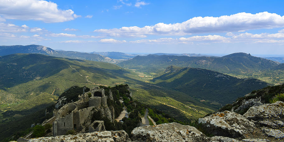 Landschap Château Peyrepertuse