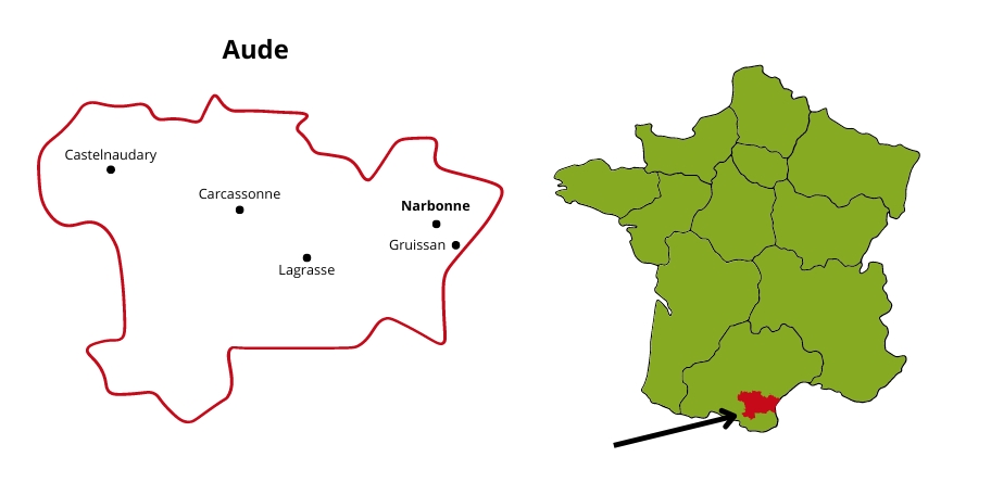 Aude map