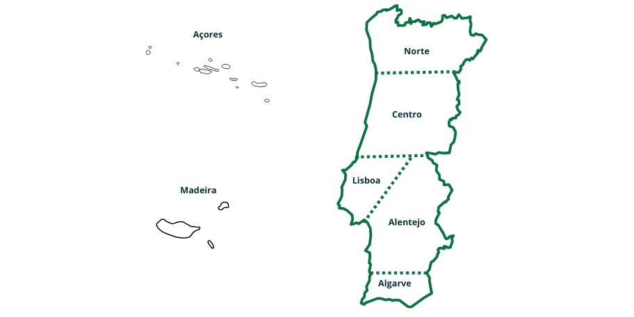 Carte Portugal