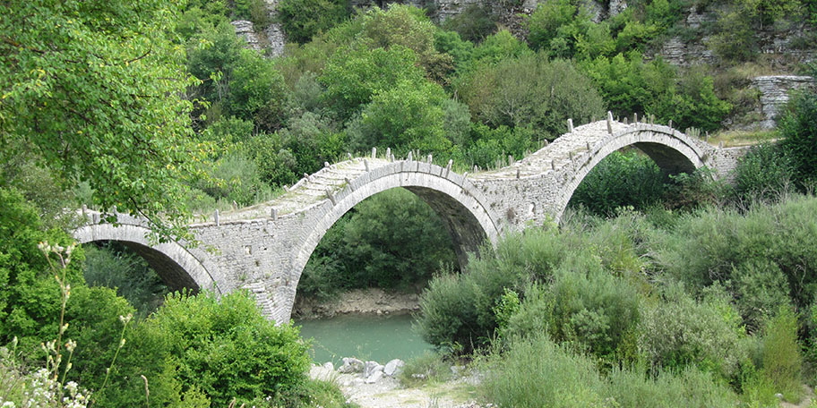 Pindus Nationaal Park Brug