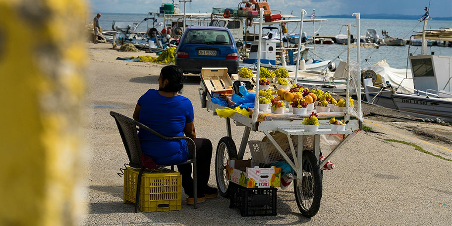 fruit merchant corfu